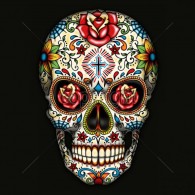 Rosey Candy Skull
